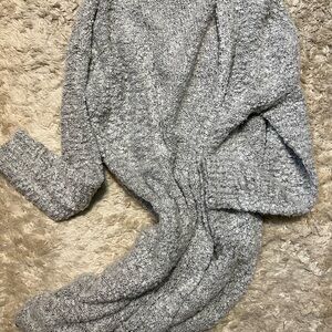 RD Style Gray Long Sweater Cozy Knit